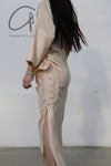 SAMUEL GUI YANG Long Skirt SS22DR01-2 (SS22DR01-GY)
